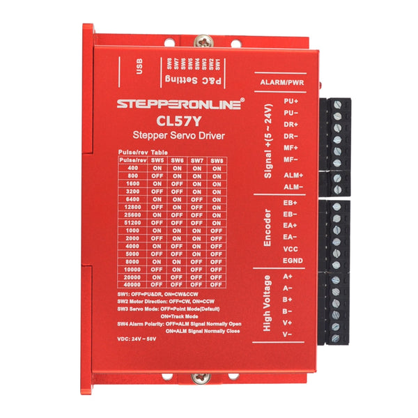 2Nm Nema 23 Closed Loop Stepper Motor Servo Driver Kit Nema 23 Stepper Motor with Encoder with 2pcs 1.7m Cables | Vimost Shop.