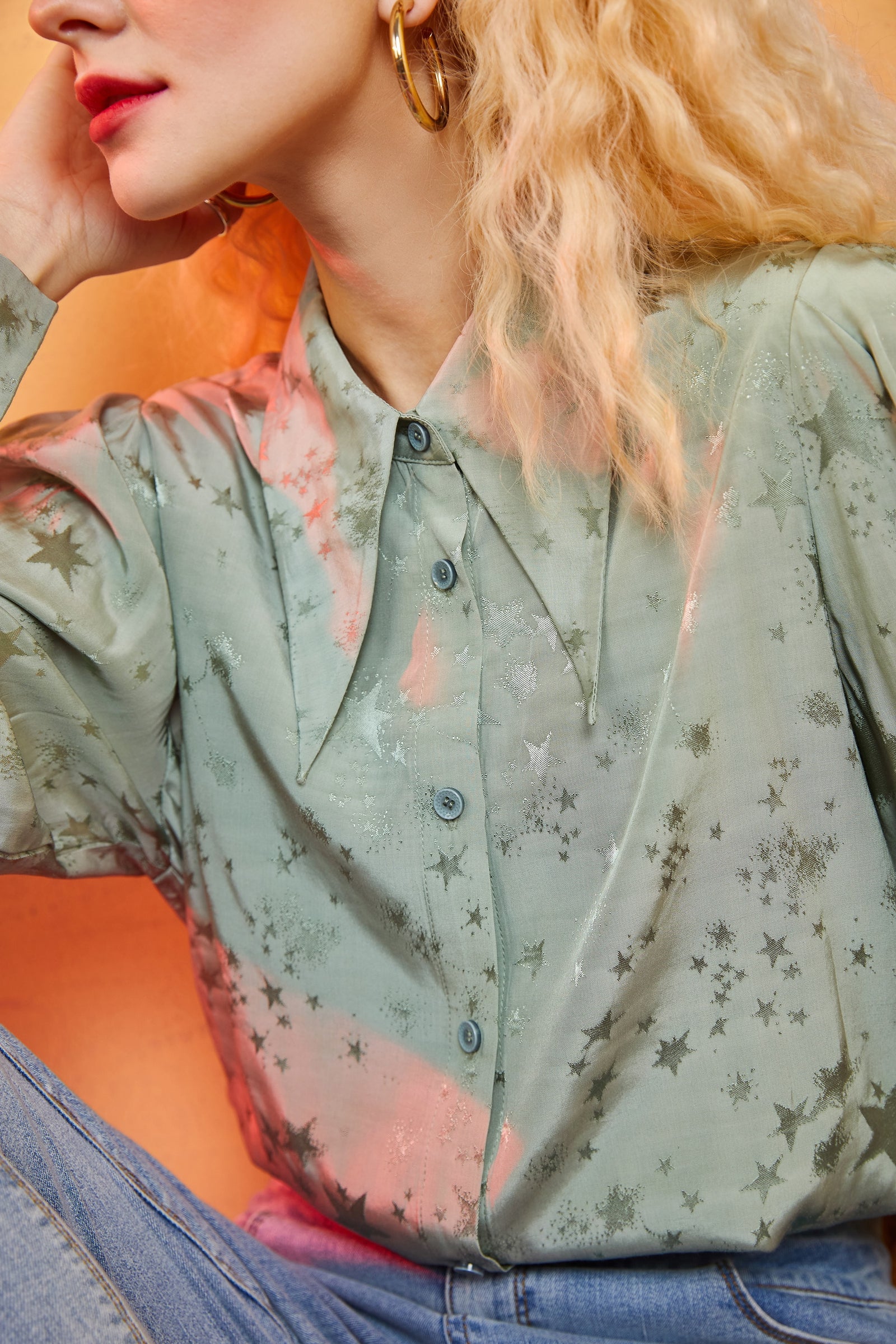 Solid Pure Single Breasted Casual Chiffon Shirt Women,Spring Vintage Full Sleeve Korean Ladeis Basic Daily Top