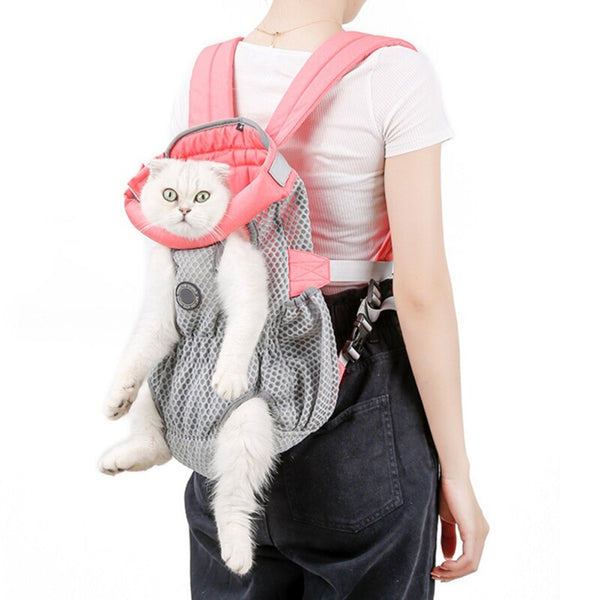 Pet Dog Carrier Backpack Breathable Outdoor Travel Products Bags For Small Medium Dog Cat Chihuahua Pets Mesh Shoulder | Vimost Shop.