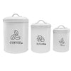 3 Pcs Storage Bin Food Container Snack Canister Set Coffee Bean Tea Sugar Box With Seal Lid Kitchen Food Organization Jar | Vimost Shop.