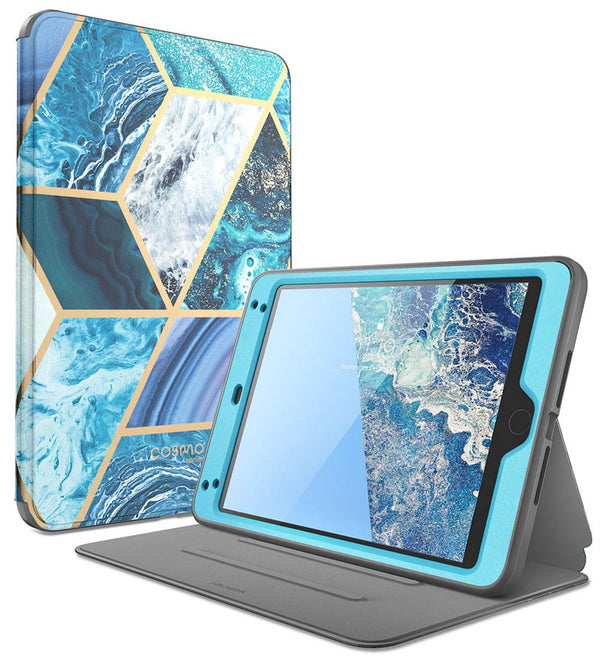 For ipad Mini 4 5 Case Cosmo Full-Body Trifold Stand Protective Cover with Auto Sleep/Wake & Built-in Screen Protector | Vimost Shop.