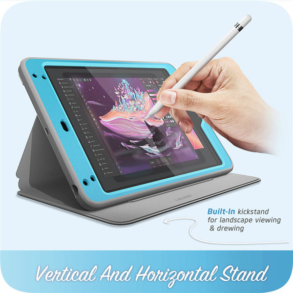 For ipad Mini 4 5 Case Cosmo Full-Body Trifold Stand Protective Cover with Auto Sleep/Wake & Built-in Screen Protector | Vimost Shop.