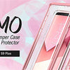For Samsung Galaxy S9 Plus Case Cosmo Full-Body Glitter Marble Bumper Protective Cover with Built-in Screen Protector | Vimost Shop.