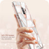 For Samsung Galaxy S9 Plus Case Cosmo Full-Body Glitter Marble Bumper Protective Cover with Built-in Screen Protector | Vimost Shop.
