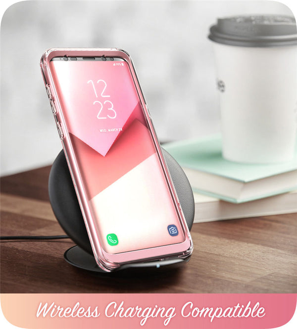 For Samsung Galaxy S9 Plus Case Cosmo Full-Body Glitter Marble Bumper Protective Cover with Built-in Screen Protector | Vimost Shop.