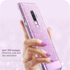 For Samsung Galaxy S9 Plus Case Cosmo Full-Body Glitter Marble Bumper Protective Cover with Built-in Screen Protector | Vimost Shop.