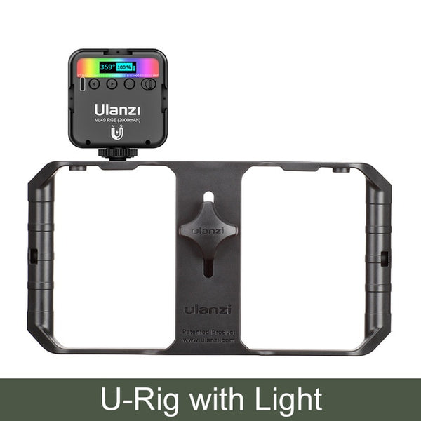 Mini RGB LED Video Light 2700K-9000K On Camera Fill Light Photography Lighting Pocket Live Tiktok Vlog Light lamp | Vimost Shop.