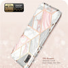 For Samsung Galaxy A10e Case Cosmo Full-Body Glitter Marble Bumper Case with Built-in Screen Protector | Vimost Shop.