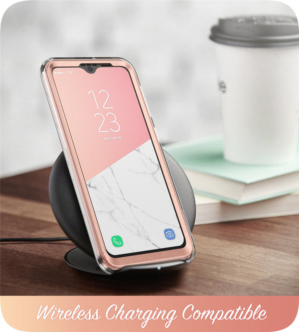 For Samsung Galaxy A10e Case Cosmo Full-Body Glitter Marble Bumper Case with Built-in Screen Protector | Vimost Shop.