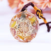 Healing Stones Orgone necklace EMF Protection Chakra Crystals Meditation Reiki Supplies Positive Energy Generator Orgonite | Vimost Shop.