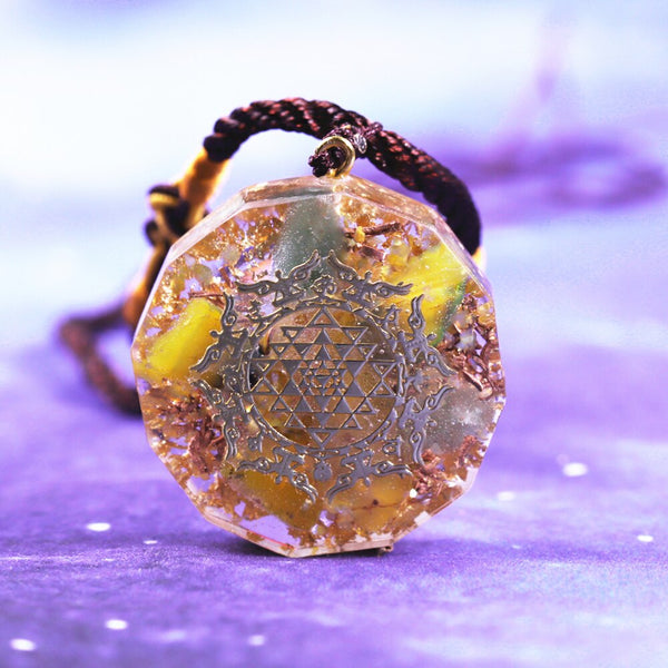 Healing Stones Orgone necklace EMF Protection Chakra Crystals Meditation Reiki Supplies Positive Energy Generator Orgonite | Vimost Shop.