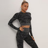 Yoga Crop Tops Women Long Sleeves T-shirts Gym Clothing Sportswear Fitness Tank Tops Workout Shirts Running Cropped Tracksuit | Vimost Shop.