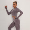 Yoga Crop Tops Women Long Sleeves T-shirts Gym Clothing Sportswear Fitness Tank Tops Workout Shirts Running Cropped Tracksuit | Vimost Shop.