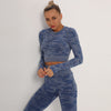 Yoga Crop Tops Women Long Sleeves T-shirts Gym Clothing Sportswear Fitness Tank Tops Workout Shirts Running Cropped Tracksuit | Vimost Shop.