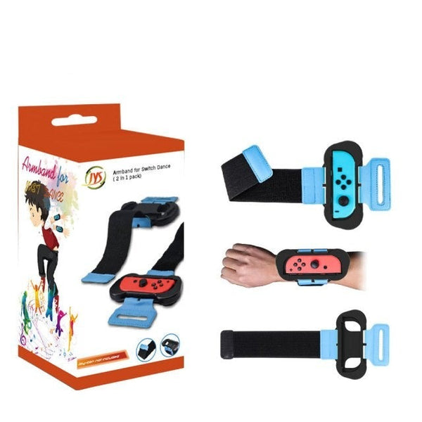 Wrist Bands for Just Dance and Zumba Burn It Up for Nintendo Switch Controller Game, Adjustable Elastic Strap for NS Joy-con