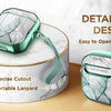 Earphone Case For Airpods Pro Case 360 Degree Protective Marble Case Cover Compatible with Apple AirPods Pro (2019) | Vimost Shop.