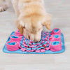 Eco Friendly Pet Dog Snuffle Mat Soft Fleece Colorful Non-slip Dogs Training Blanket Toys Dog Slow Eating Bowl Mats 42x42cm | Vimost Shop.