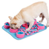 Eco Friendly Pet Dog Snuffle Mat Soft Fleece Colorful Non-slip Dogs Training Blanket Toys Dog Slow Eating Bowl Mats 42x42cm | Vimost Shop.