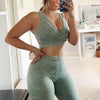 Sport Suits Yoga Sets Gym Clothing Fitness Leggings Seamless Sportswear Workout Crop Top Yoga Pants Sports Bra Outfits Tracksuit | Vimost Shop.