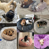 Soft Pet Dog Bed Round Winter warm Long Plush Dog House Cushion Cat Beds Mats Sofa for Samll large Dogs kennel Pet supplies | Vimost Shop.