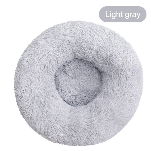 Soft Pet Dog Bed Round Winter warm Long Plush Dog House Cushion Cat Beds Mats Sofa for Samll large Dogs kennel Pet supplies | Vimost Shop.