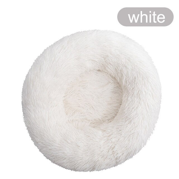 Soft Pet Dog Bed Round Winter warm Long Plush Dog House Cushion Cat Beds Mats Sofa for Samll large Dogs kennel Pet supplies | Vimost Shop.