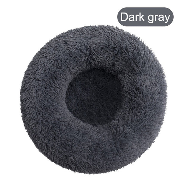 Soft Pet Dog Bed Round Winter warm Long Plush Dog House Cushion Cat Beds Mats Sofa for Samll large Dogs kennel Pet supplies | Vimost Shop.