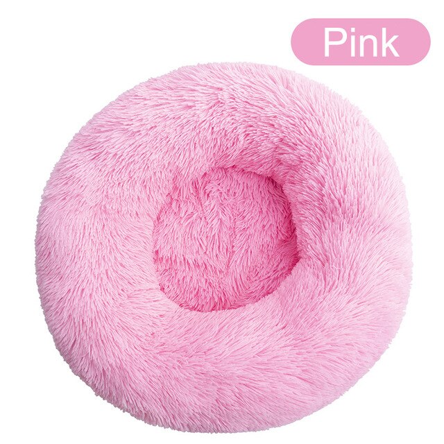 Soft Pet Dog Bed Round Winter warm Long Plush Dog House Cushion Cat Beds Mats Sofa for Samll large Dogs kennel Pet supplies | Vimost Shop.