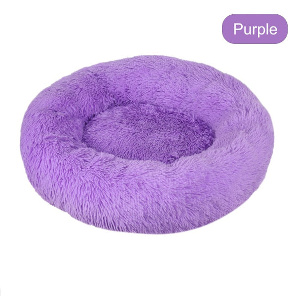 Soft Pet Dog Bed Round Winter warm Long Plush Dog House Cushion Cat Beds Mats Sofa for Samll large Dogs kennel Pet supplies | Vimost Shop.