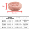 Soft Pet Dog Bed Round Winter warm Long Plush Dog House Cushion Cat Beds Mats Sofa for Samll large Dogs kennel Pet supplies | Vimost Shop.