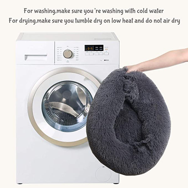 Soft Pet Dog Bed Round Winter warm Long Plush Dog House Cushion Cat Beds Mats Sofa for Samll large Dogs kennel Pet supplies | Vimost Shop.
