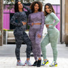 Yoga Set 2 Piece Sport Outfits Gym Activewear Long Sleeve Crop Top + Yoga Pants Running Leggings Suits Workout Tracksuits | Vimost Shop.