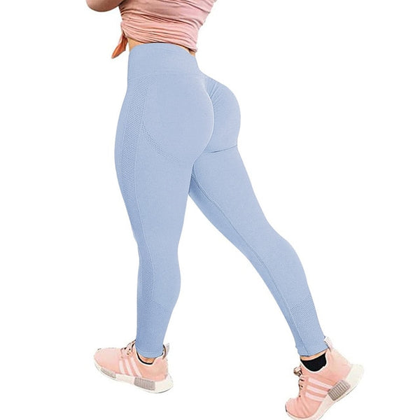 Yoga Pants Scrunched Booty Leggings for Women Workout Running Tights High Waist Sports Leggings Gym Sportswear Fitness Trousers | Vimost Shop.