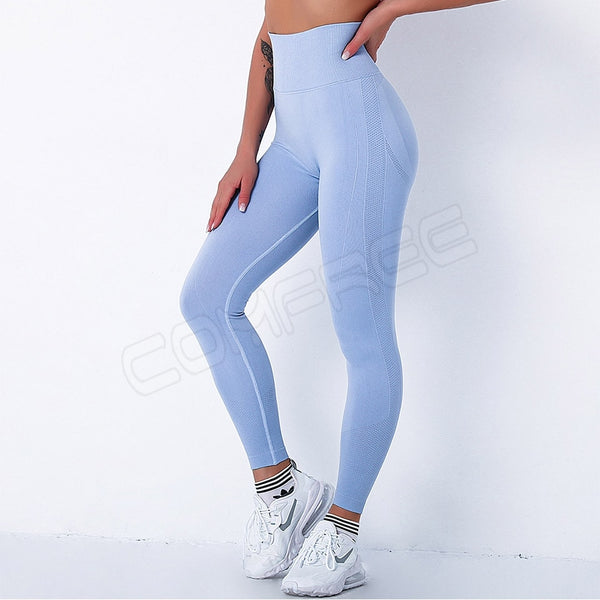 Yoga Pants Scrunched Booty Leggings for Women Workout Running Tights High Waist Sports Leggings Gym Sportswear Fitness Trousers | Vimost Shop.