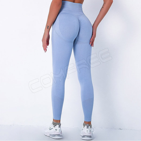 Yoga Pants Scrunched Booty Leggings for Women Workout Running Tights High Waist Sports Leggings Gym Sportswear Fitness Trousers | Vimost Shop.