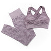 3Pcs Yoga Set Sport Suits Gym Wear Seamless Sportswear Workout Leggings Sports Bra Long Sleeves Crop Tops Fitness Clothing | Vimost Shop.