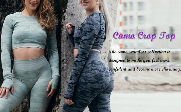 3Pcs Yoga Set Sport Suits Gym Wear Seamless Sportswear Workout Leggings Sports Bra Long Sleeves Crop Tops Fitness Clothing | Vimost Shop.