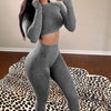 Yoga Crop Tops Women Long Sleeve Running Shirts Sport T-shirts Workout Tanks Fitness Sportswear Gym Clothing Seamless Cropped | Vimost Shop.