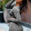 Yoga Crop Tops Women Long Sleeve Running Shirts Sport T-shirts Workout Tanks Fitness Sportswear Gym Clothing Seamless Cropped | Vimost Shop.