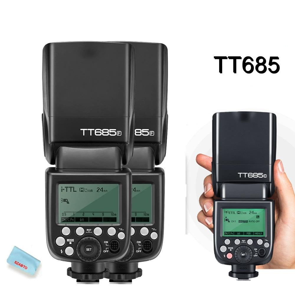Godox TT685 TT685C TT685N TT685S TT685F TT685O TTL HSS Camera Flash Speedlite for Canon Nikon Sony Fuji Olympus Camera | Vimost Shop.