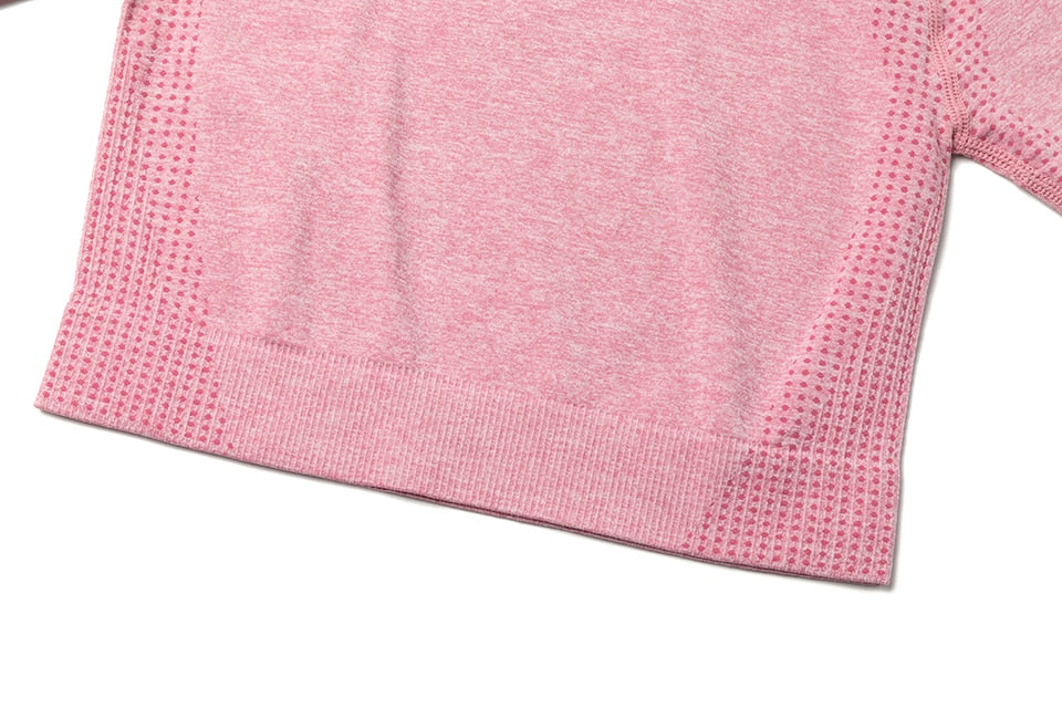 Yoga Sets Short Crop Tops Sport Pants Workout Shirts Gym Clothing Leggings Running Suits Fitness Outfits 2 Piece Sportswear | Vimost Shop.