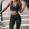 Yoga Sets Gym Leggings Seamless Sportswear 3 Piece Outfits Sports Bra Fitness Long Sleeve Crop Tops Yoga Pants Workout Tracksuit | Vimost Shop.