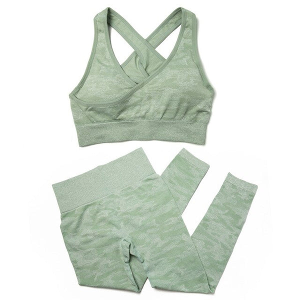 Seamless Yoga Set Fitness Sports Suits Gym Clothing Sport Bra High Waist Yoga Leggings Workout Pants Outfit Sportswear Tracksuit | Vimost Shop.