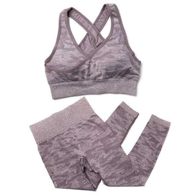 Seamless Yoga Set Fitness Sports Suits Gym Clothing Sport Bra High Waist Yoga Leggings Workout Pants Outfit Sportswear Tracksuit | Vimost Shop.