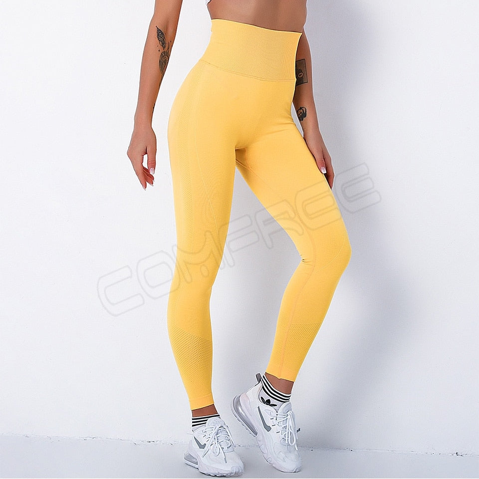 Yoga Pants Hip Push Up Sports Leggings Seamless Gym Leggings Women Fitness Leggins Tummy Control Tights Workout Running Trousers | Vimost Shop.