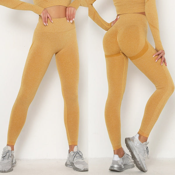 Women Yoga Pants Gym Fitness Leggings Workout Leggins High Waist Seamless Tights Sport Running Activewear Girl Sportswear | Vimost Shop.