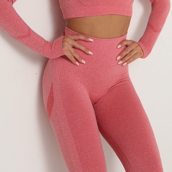 Women Yoga Pants Gym Fitness Leggings Workout Leggins High Waist Seamless Tights Sport Running Activewear Girl Sportswear | Vimost Shop.