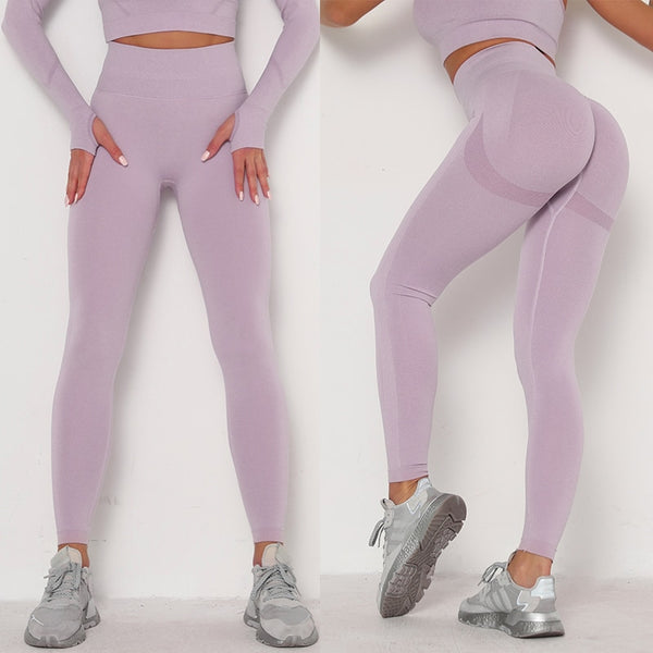 Women Yoga Pants Gym Fitness Leggings Workout Leggins High Waist Seamless Tights Sport Running Activewear Girl Sportswear | Vimost Shop.