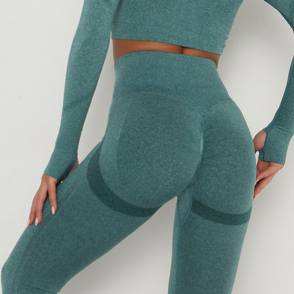 Women Yoga Pants Gym Fitness Leggings Workout Leggins High Waist Seamless Tights Sport Running Activewear Girl Sportswear | Vimost Shop.