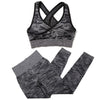 3Pcs Yoga Set Sport Suits Gym Wear Seamless Sportswear Workout Leggings Sports Bra Long Sleeves Crop Tops Fitness Clothing | Vimost Shop.